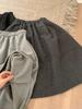 Elegant High-Waist Wool Blend A-Line Skirt - Autumn/Winter Classic