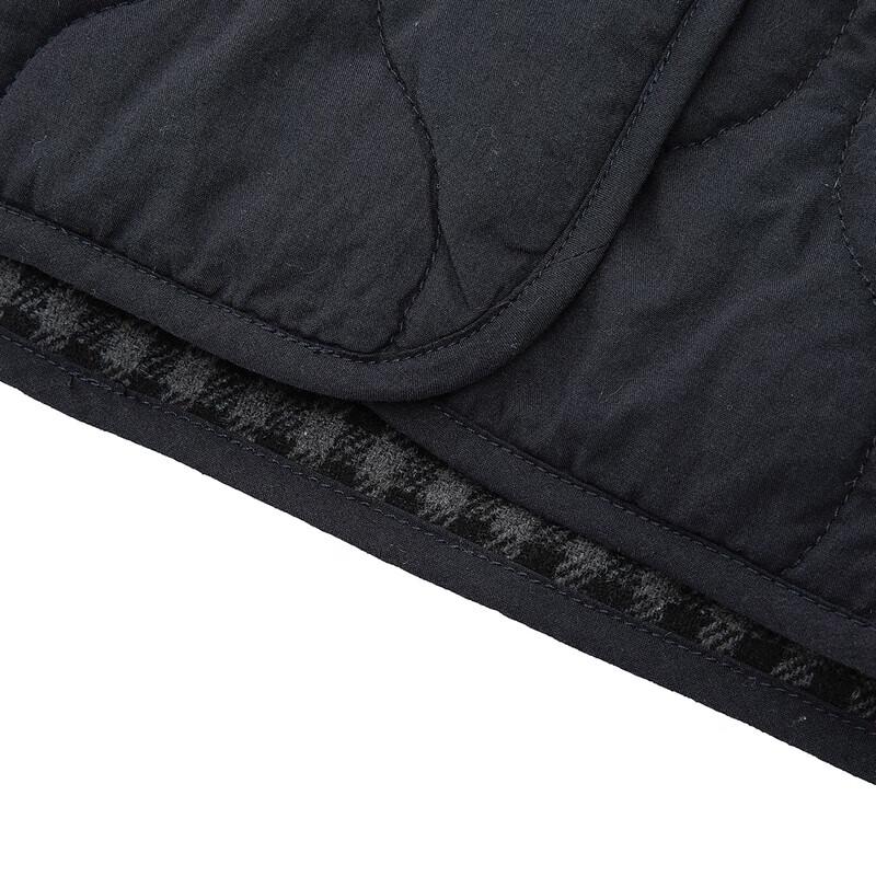 Siboshe Women's Plaid Patchwork Padded Jacket