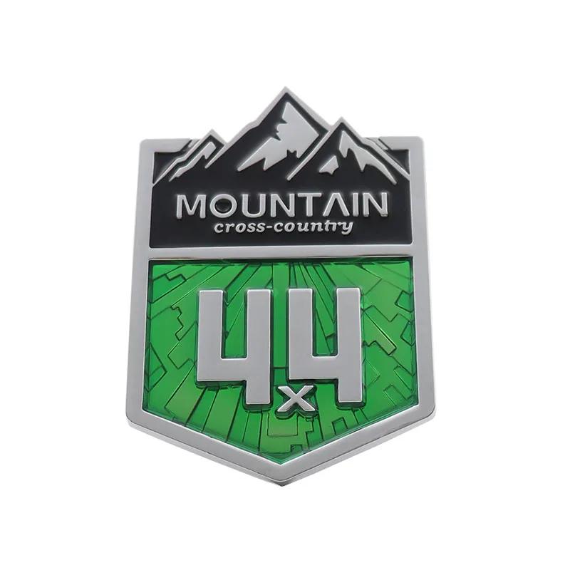 3D Car Styling 4X4 Mountain Cross Country 4WD for FJ Cruiser Car Fender Side trunk Decal Emblem Badge Sticker