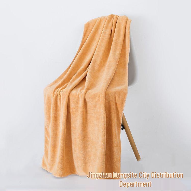 Large Soft Quick-Dry Bath Towel for Adults - Pure Cotton, Absorbent, Thickened, Ideal for Home & Beauty Salons
