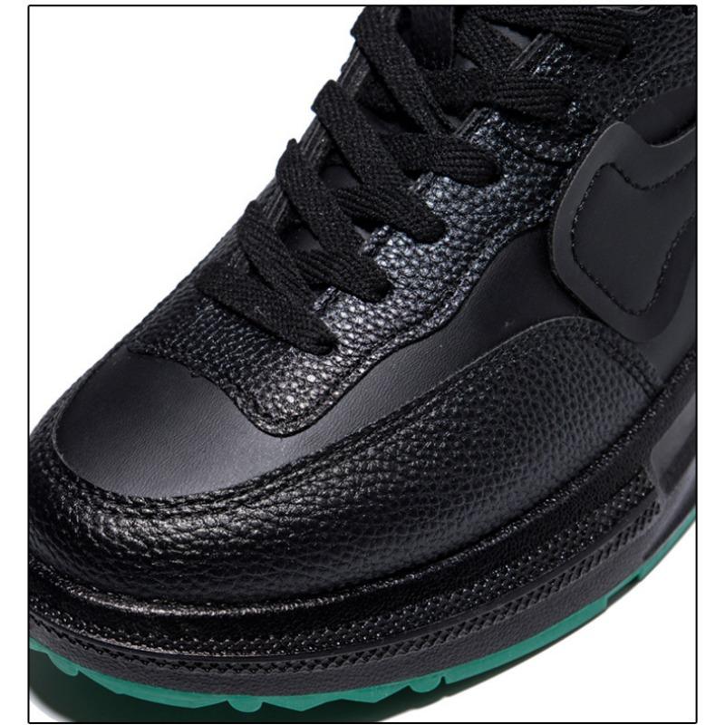 Pánská volnočasová sportovní obuv se silnou podrážkou a plyšovou izolací, pánská volnočasová obuv s vysokým svrškem