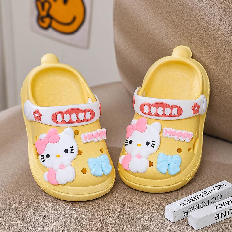 Soft Non-Slip Cartoon Slippers for Girls, Toddlers & Babies - Indoor Summer Wear