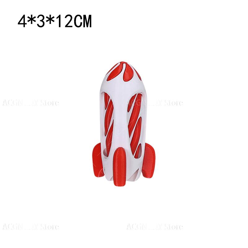 

31 Styles 3D Printed Spiral Cone Rocket Ghost Heart Passthrough Fidget Toy Impossible Pyramid Stress Relief Toys Desktop Decor