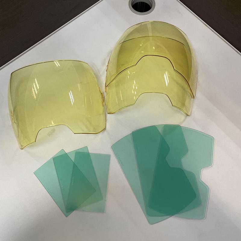 3/5 PCS Protective Plastic Windshield Auto Solar Darkening Welding Helmet Clear Lens Welding Filter Welding Mask Lens Cover