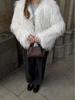 European and American Eco-Friendly Faux Fur Fluffy Coat - High-End Young Style, Loose Petite Winter Wear for Women