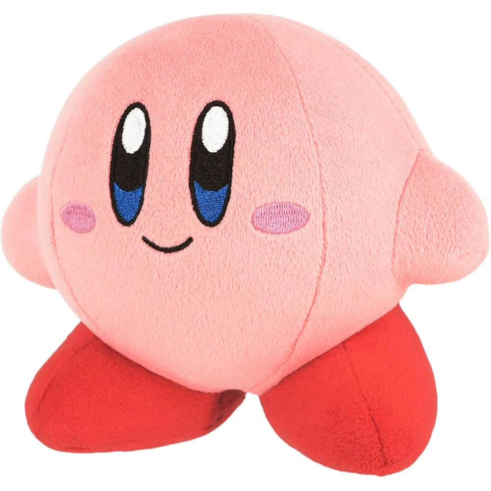 Sanei Boeki Kirby All Star Collection Plush Toy Standard Size 16x11x13cm