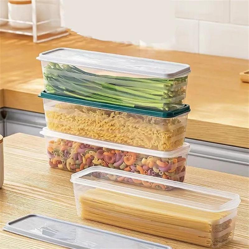1/2/3pcs Refrigerator Fresh-keeping Storage Box Fresh-keeping Artifact Food Preservation Boxes Transparent Sealed Storage Box