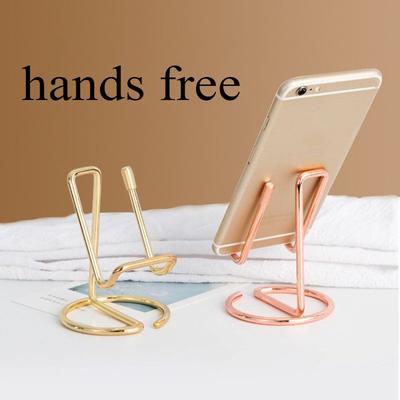 Suport creativ pentru tabletă pentru telefon mobil desktop live metal fier leneș suport pentru telefon mobil ornamente de bază
