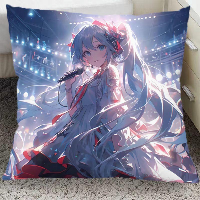 Hatsune Miku Periféria Dvojrozmerný Vankúš Študentská Izba Animácia Spálňový Vankúš Obývacia Izba Pohovka Vankúš Narodeninový Darček