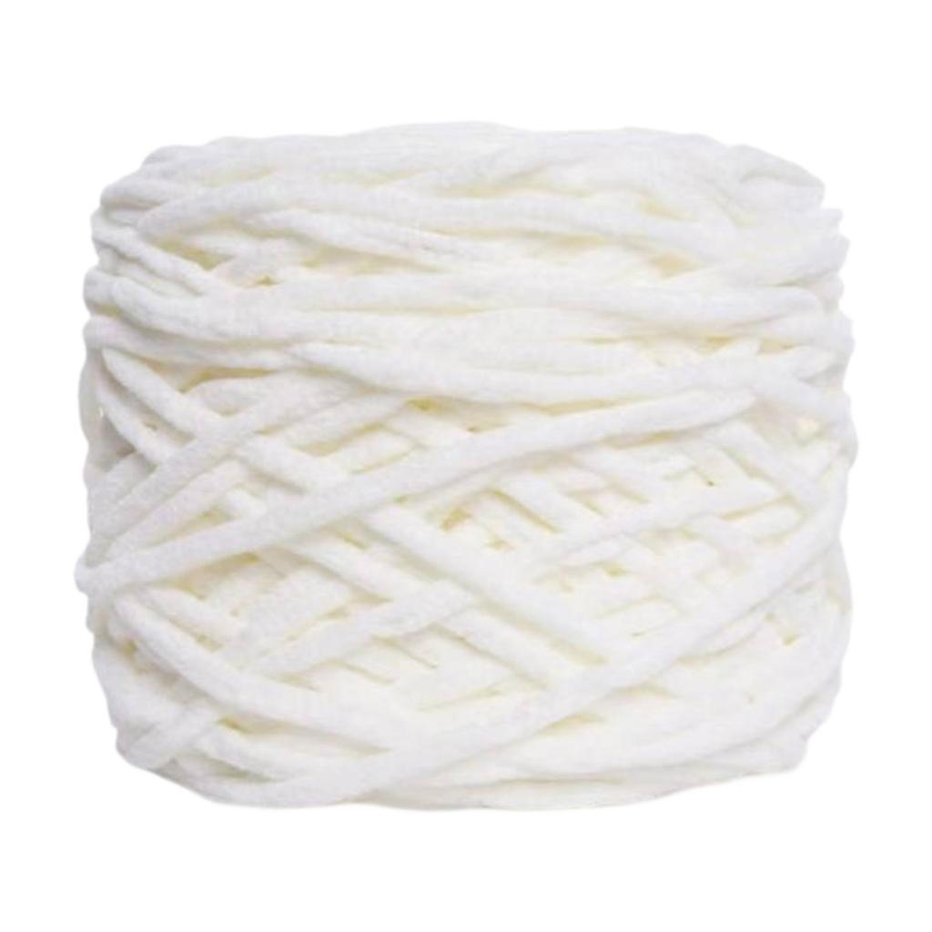Soft Chunky Yarn Handmade Lightweight Comfortable Polyester Yarn for Bags Making Plush DIY Craft Arm Knitting Blankets