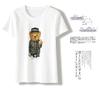 Women's Short-Sleeve Mercerized Cotton T-Shirt, Casual Round Neck, Lightweight Summer Loose Fit Top