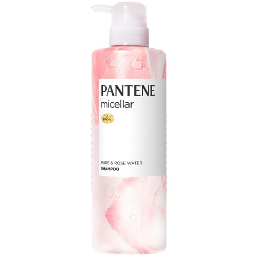 

Pantene micellar non-silicone shampoo pure & rose water pump 500ml