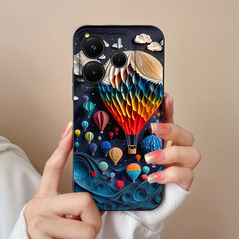 For Redmi Note 14 Pro Plus Case Cartoon High Quality Phone Cover For Xiaomi Redmi Note14 Pro+ Soft Liquid Silicone Back Covers