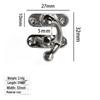 New Chinese Style Tin Box Clasp, Buckle & Hook for Wine or Gift Boxes
