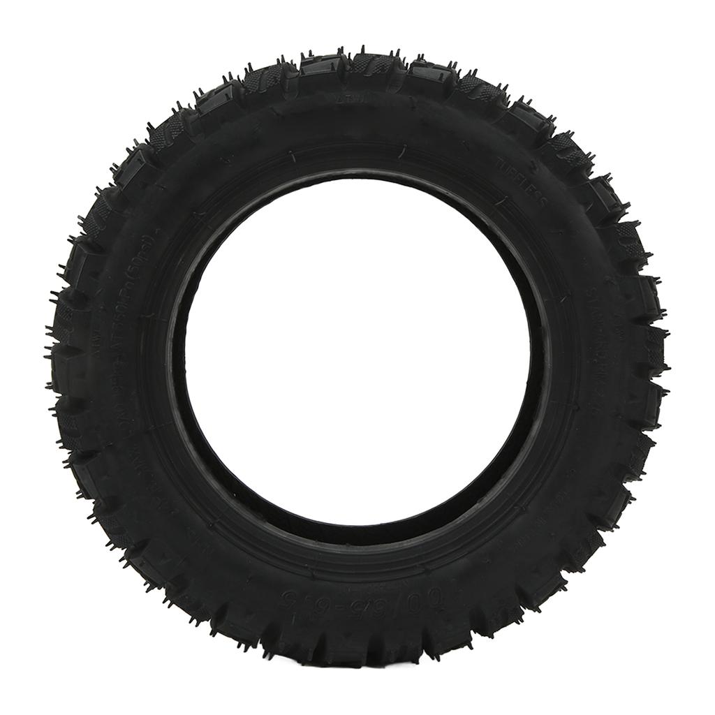 100 65 6.5 Tire 11inch Rubber Shock Absorption Widen Thicken Off Road Tyre for Scooter with Inflatable Nozzle
