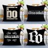 Hot B-Bohse O-OnkelzS Rock Pillow Case Soft Plush Fabric Double Sided Print Decorative Home Living Room Gift Cushion