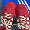 Adidas SL72 OG Scarlet, alb crem, pantofi pentru femei, roșu Better-Scarlet Halo-Albastru IE3475