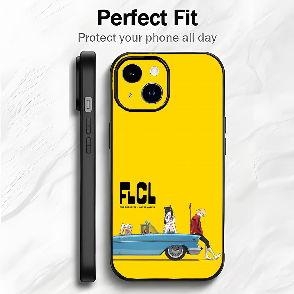 

Anime F-FLCL F-First Love Cyber Love Phone Case Phone Case Soft Packaging Lightweight For iPhone17 16 15 14 13ProMax iphone12promax