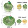 Kitchen Sink Strainer Automatic Drain Basket  Sink Strainer Garbage Filter Shelf Strainer Cartoon Cactus DesignMultifunctional