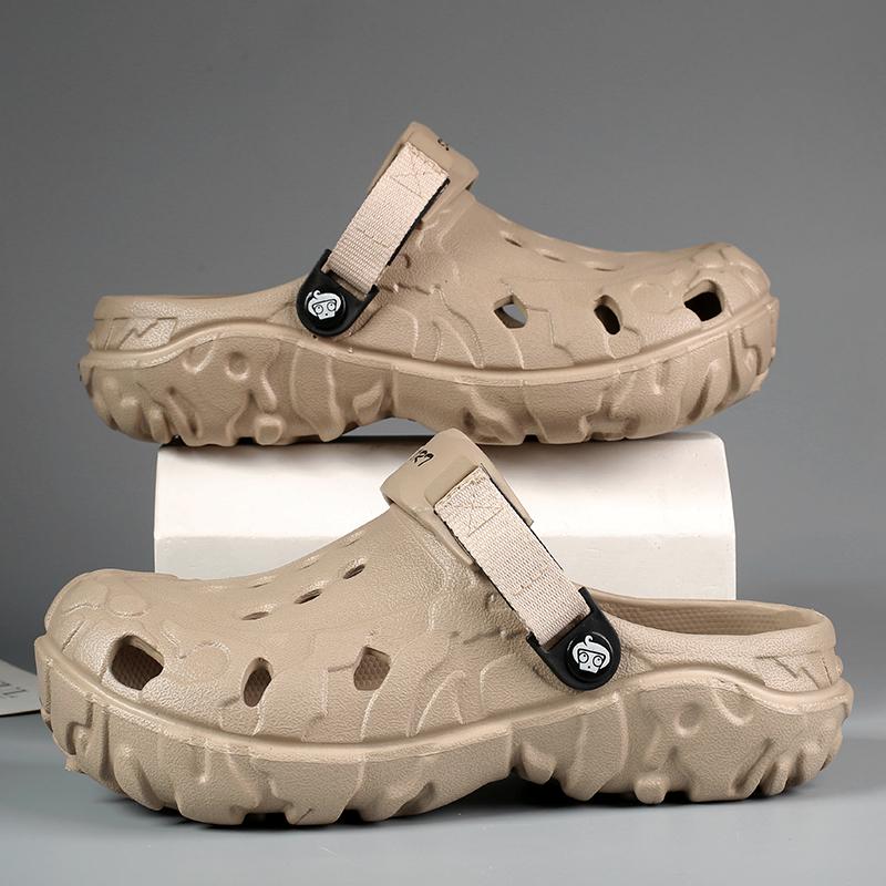 Zapatillas Clásicas de Moda para Hombre Blancas Zuecos de Jardín para Exteriores Sandalias Casuales Negras Unisex Zapatos Cerrados sin Cordones Transpirables para Hombre Zapatos de Playa