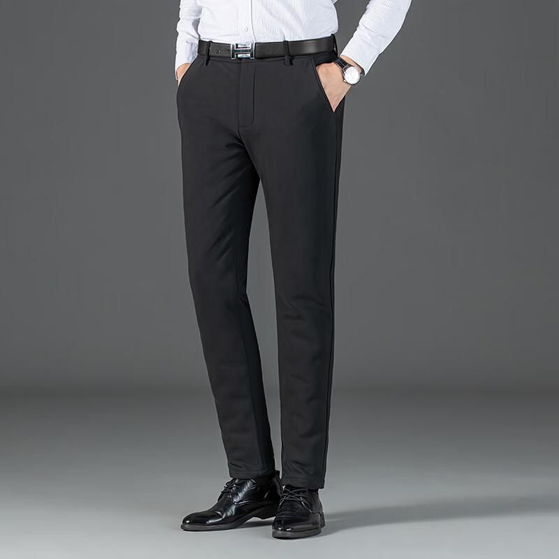 Yiliteng Men's 2024 Winter Goose Down Padded Pants