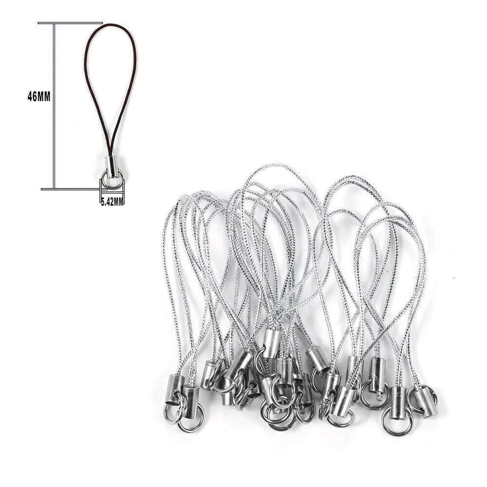 50 ks Šňůrka Lariat Popruh Šňůry Humří Spona Lano Klíčenka Háčky Mobilní Sada Přívěsky Kroužek na Klíče Přívěsek Kroužek na Klíče Příslušenství