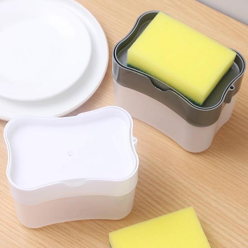 Kitchen Dishwashing Liquid Dispenser With Automatic Dispensing Box And Press-Type Dispensing