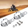 Mounting Brackets Motorcycle Accessories For 27mm-31mm Fork Tubes Plated Silver Front Shock Absorber Holder Metal