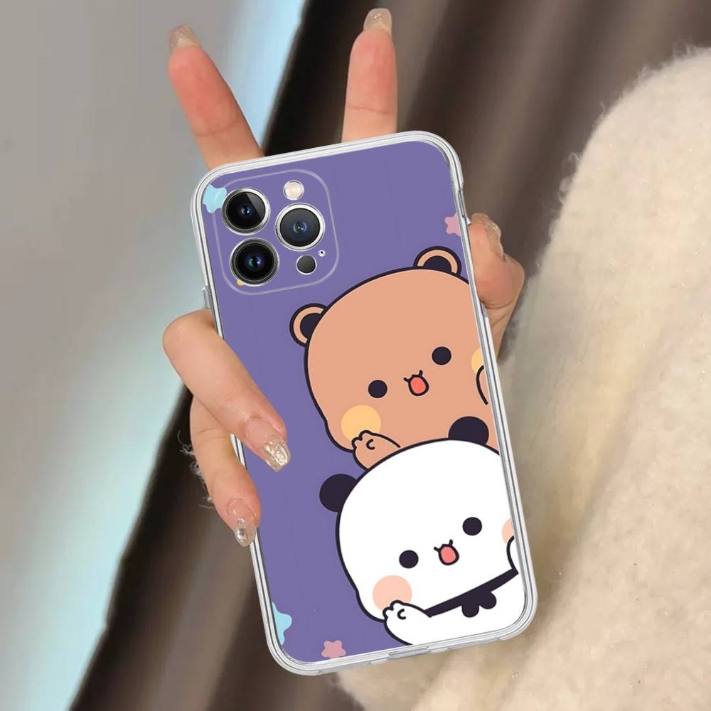 Cute Bubu Dudu Phone Case For IPhone 11 13 16 12 17 14 15 Pro Max Plus Soft Clear Back Cover Coque