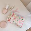 Makeup Bag Fragmented Flower Cosmetic Pouch Large Capacity Cotton Card Pouch Cute Sweet Coin Purse Girl