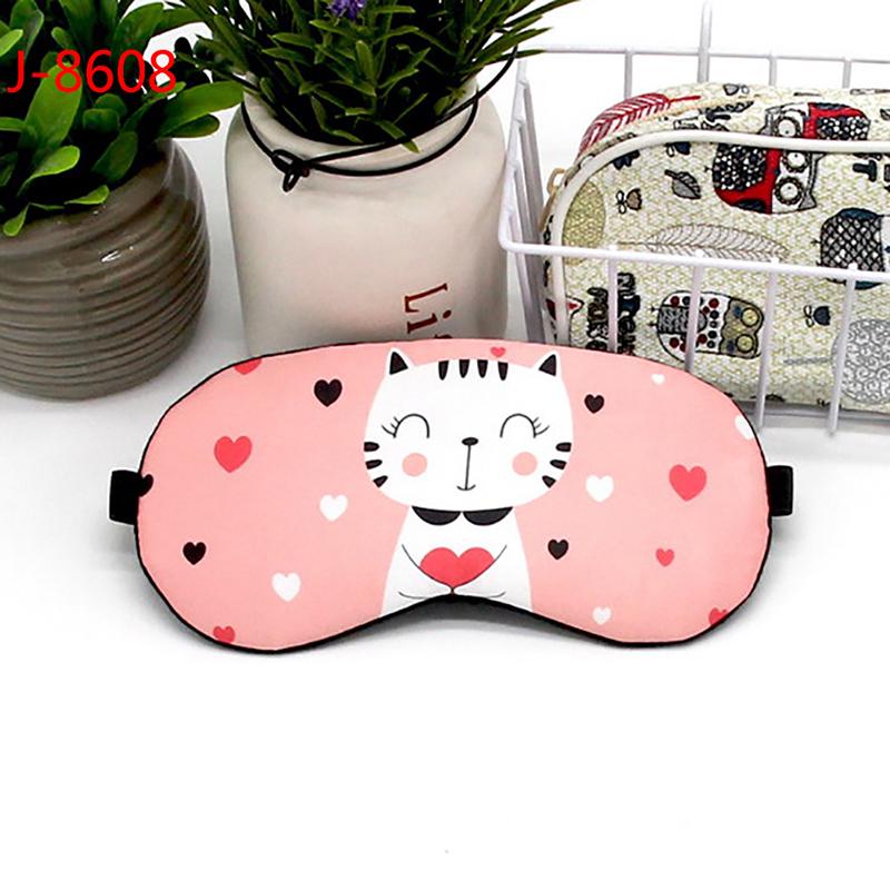 1pc Cotton Creative Lovely Cartoon for Eye Travel Relax Sleeping Aid Eye Patch Shading Eye Mask Sleeping Mask Eyepatch Eye Cover