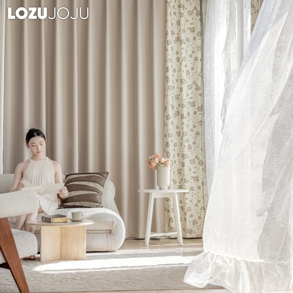 1PC LOZUJOJU 70-80% Blackout Romantic Rose Print Side Panel Blackout Curtains for Bedroom Living Room Home Decor