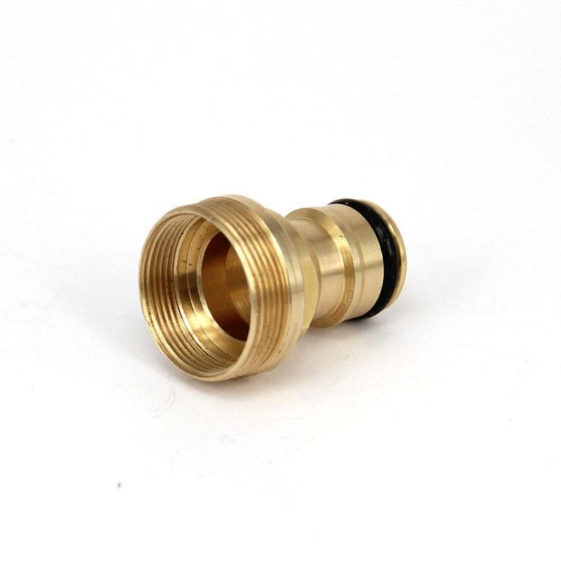 Versatile Gold Brass Hose Connector Perfect For Kitchen Tap And Various Watering Needs