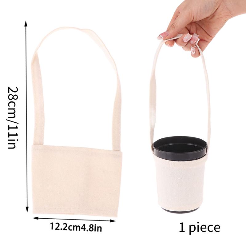 

Portable Leather Cup Cover Pouch Water Bottle Sleeve Bag Leather Carrying Strap Insulating Cups Milk Tea Coffee Cups Accessories