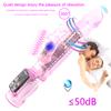 Dildo Rabbit Vibrator Masturbator G-Punkt 12 Geschwindigkeiten Vibration Dual Motor Massager Klitoris Rotation Stimulator Weibliches Sexspielzeug