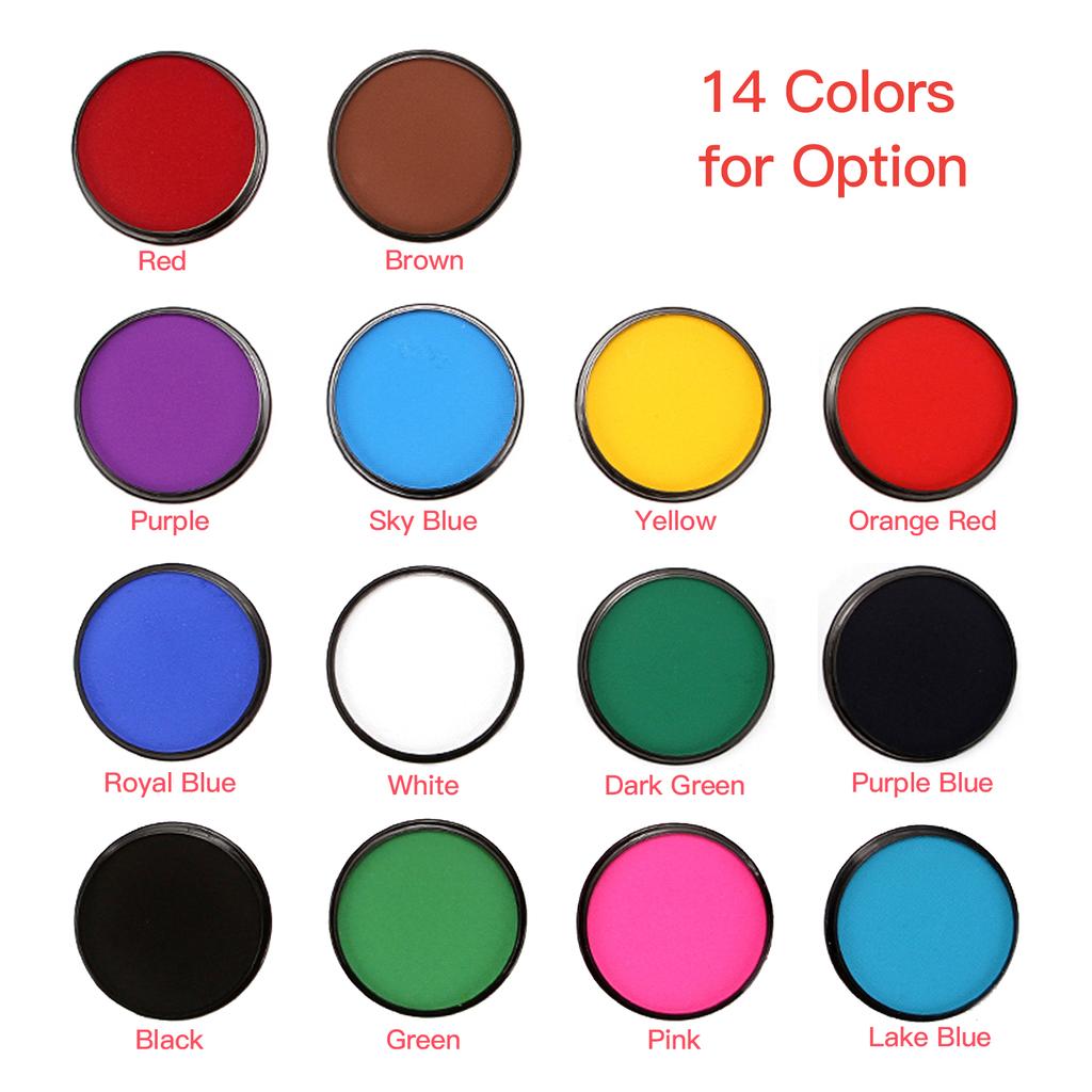 Face & Body Paint Water Based Makeup Painting Pigment Safe NonToxic Hypoallergenic Facepaint Easy