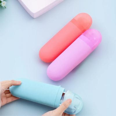 Přenosný cestovní držák na zubní kartáček s organizérem na zubní pastu Koupelnové doplňky Úložný box