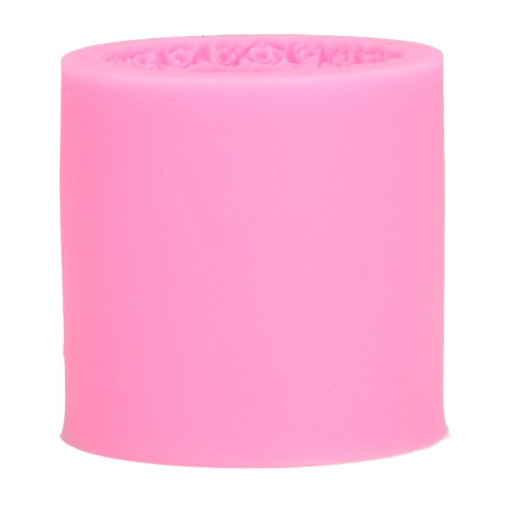 2pcs Pink Silicone Fondant Mould Durable Cake Mould Chocolate Mould  Handmade Soap