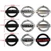 Car Front Emblem Sticker Rear Trunk Badge Decal Nissan Sylphy Qashaqai X-trail Patrol Micra X Trail Elgrand Leaf Juke