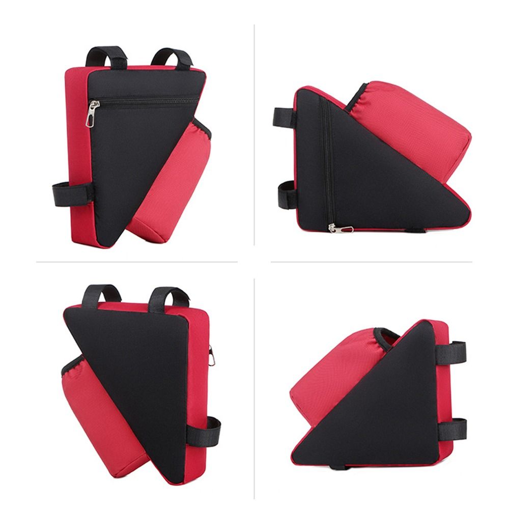 With Bottle Pocket Bicycle Front Frame Bag Waterproof Cycling Top Tube Bag Cycling Accessories
