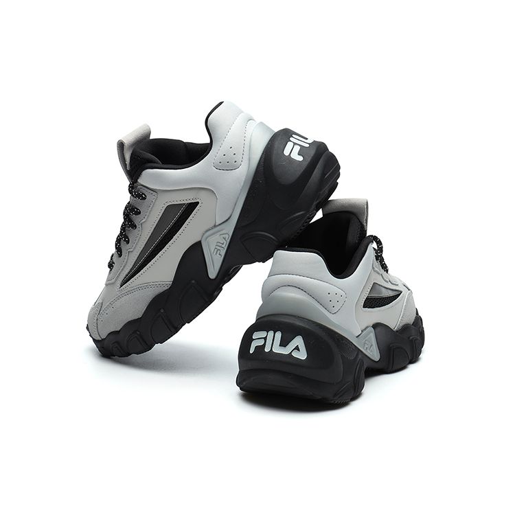 Fila Fashion Sneakers Retro Thick Sole Low Top Casual Running Shoes Women Sneakers Gray F12W144120FMH