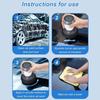 Auto Wachs Polierwerkzeug Multifunktions-Applikator für Lack Glas Kunststoff Innenraum Polieren und Kratzerreparatur
