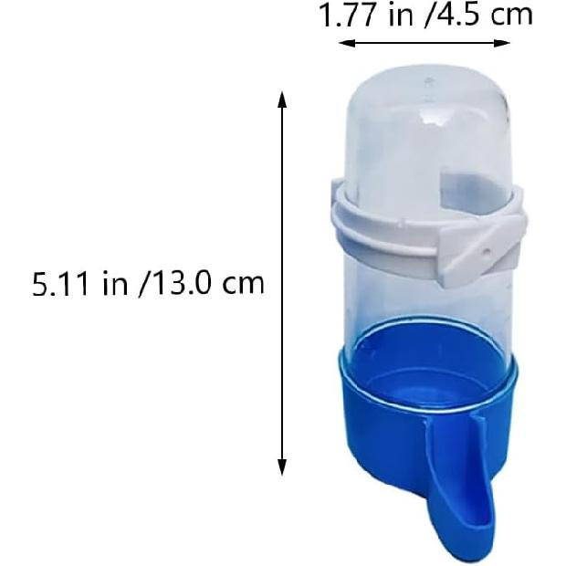 

6pcs Automatic Drinking Fountain No Parrot Feeder Cockatoo Water Dispenser Automatic Parrot Water Feeders Bird Automatic Water Feeder Raised Dog Long