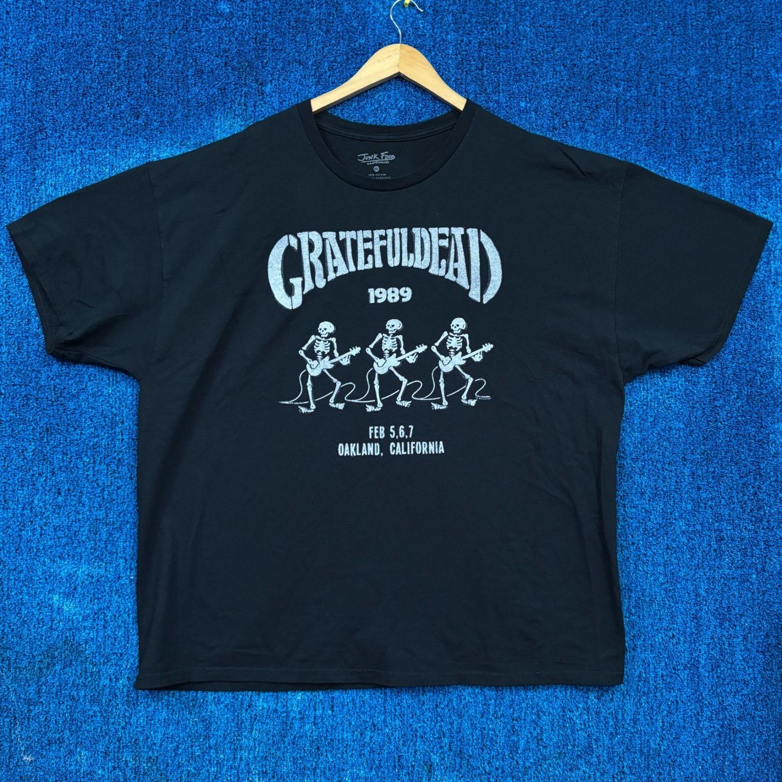 Grateful Dead “1989 Oakland CA” Graphic T-Shirt Size XXL S