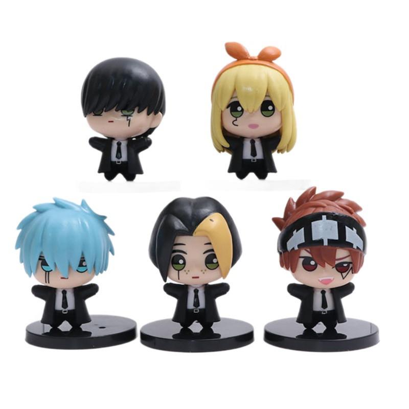5pcs Mashle Magic And Muscles Action Figure Decor Doll Anime Collectible Toy