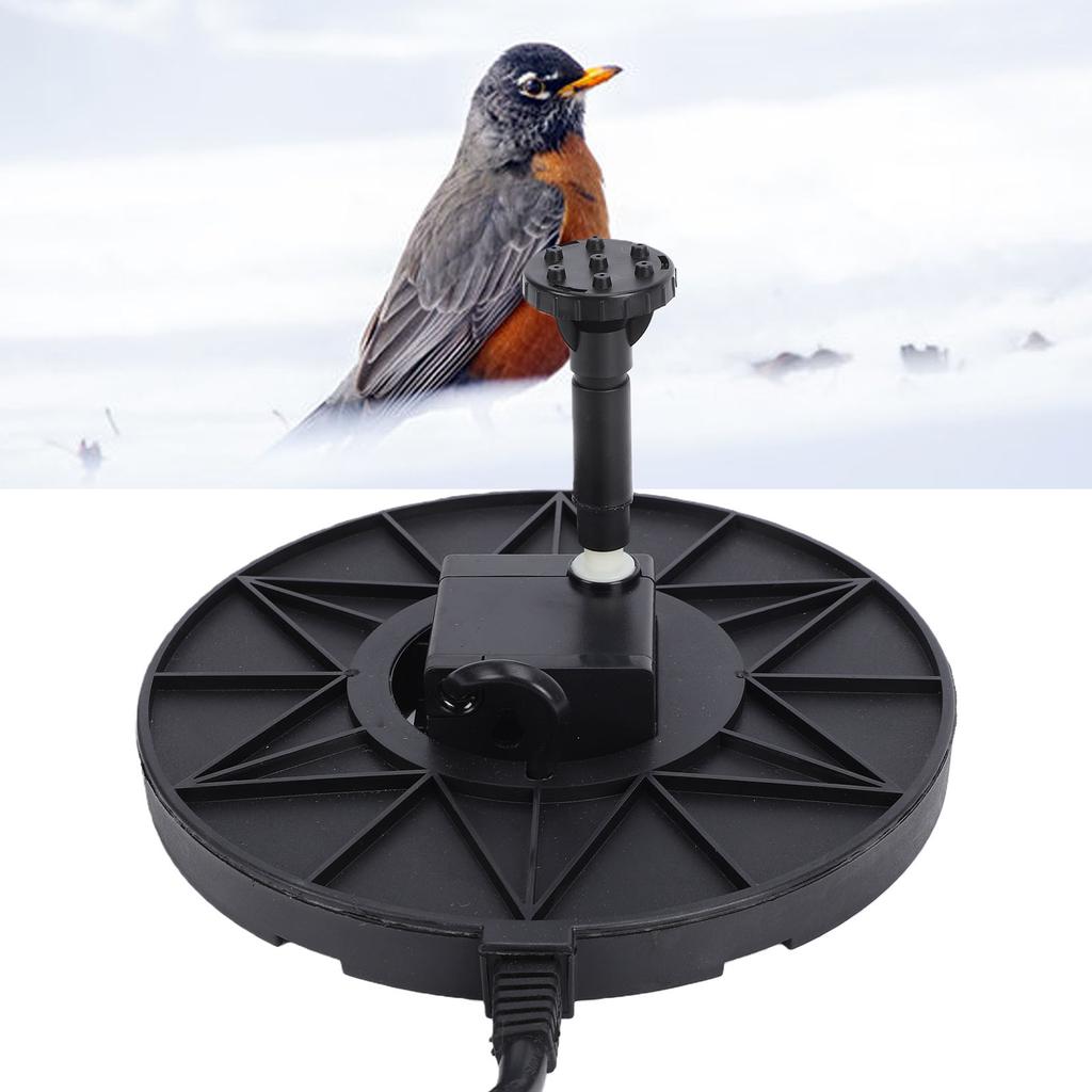 Bird Bath Heater for Outdoor 70W Smart Thermostat Winter Heated Bird Bath Pond Deicer for Patio Yard Farm