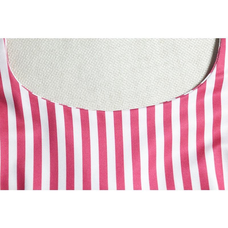 Women's Fashion Halter Dress Digital Print Chest Wrap Headless Sleeveless Backless A-line Dress