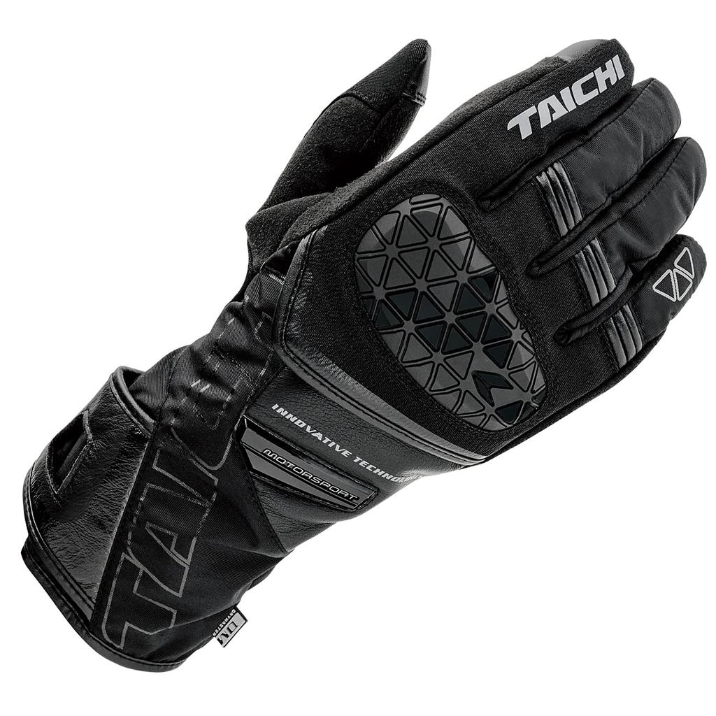 RS Taichi Sonic Winter RST626 Size for Motorcycle Cold and Touchscreen with Protector and Long Gloves, Black, L, Riding, Waterproof, Protection,