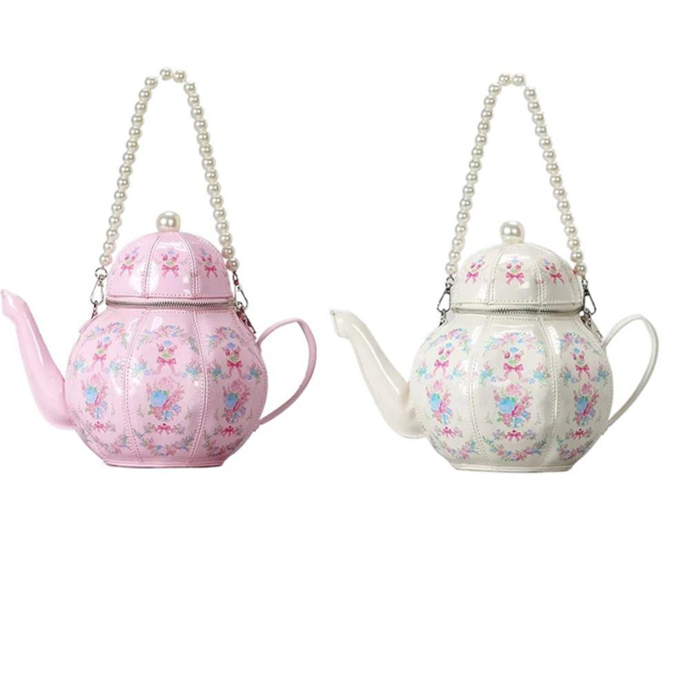 New Chains Teapot Design Handbags Creative Personality Crossbody Bag Luxury Vintage Shoulder Bag