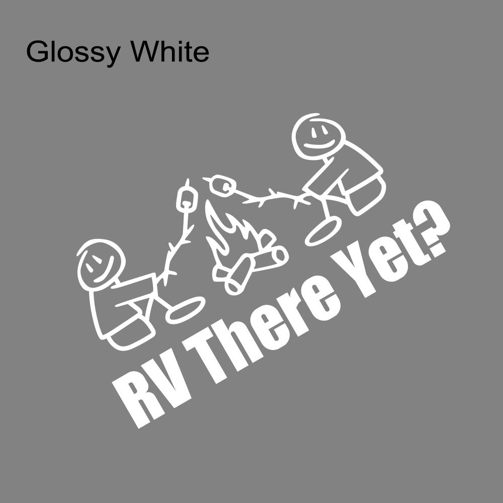 Funny RV There Yet Camping Decor Stickers for SUV Camper RV Van Motorhome Caravan Vinyl Decal Decoration Auto Tuning Accessories